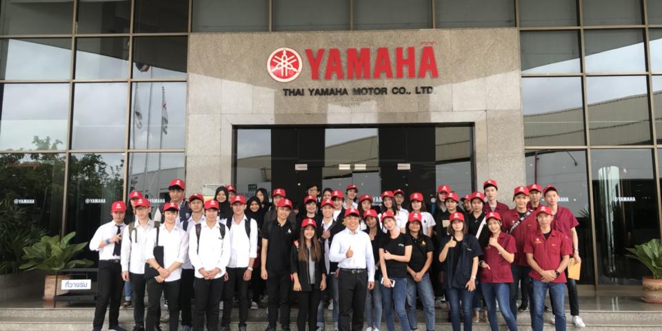 ผศ.ดร.ชนะ พานักศึกษาดูงานที่โรงงาน Yamaha